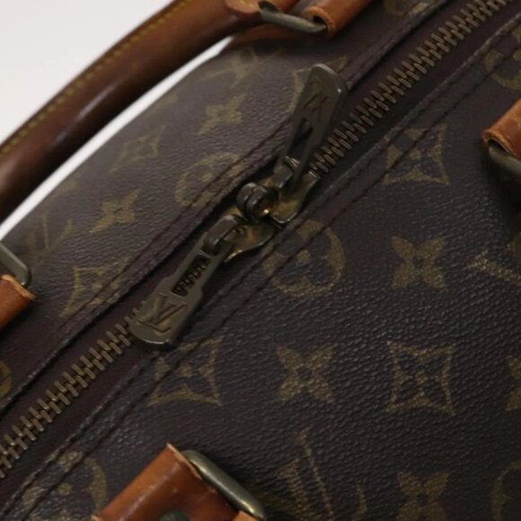 LOUIS VUITTON Monogram Keepall 50 Boston Bag M41426 LV Auth BD429 - Picture 12 of 16